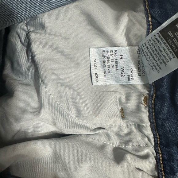 Levi's Denizen Womens High Rise Ankle Straight Leg Jean NWOT Size 14 W32 - Picture 7 of 9